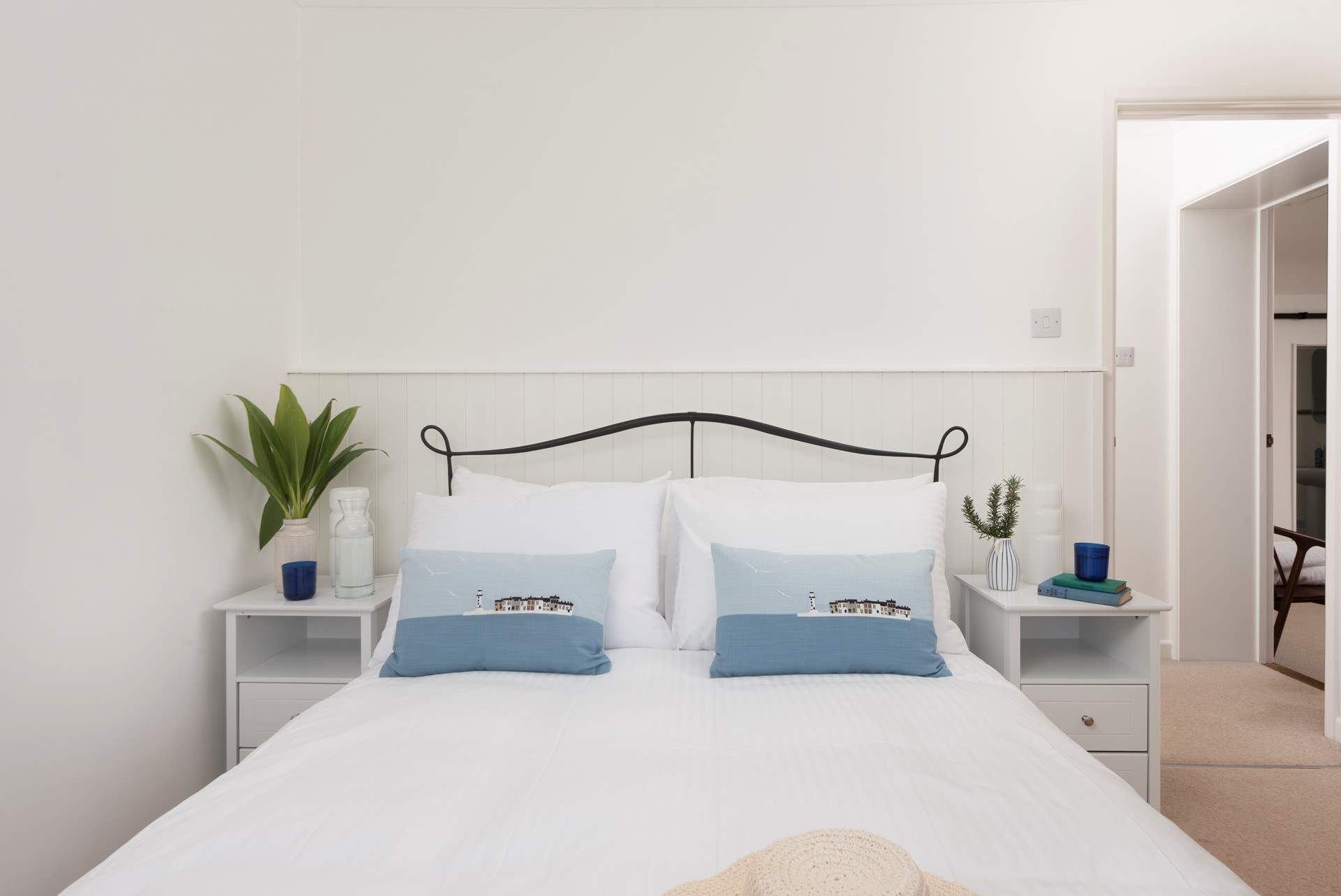 Bedroom 2 is a stylish and comfortable double.