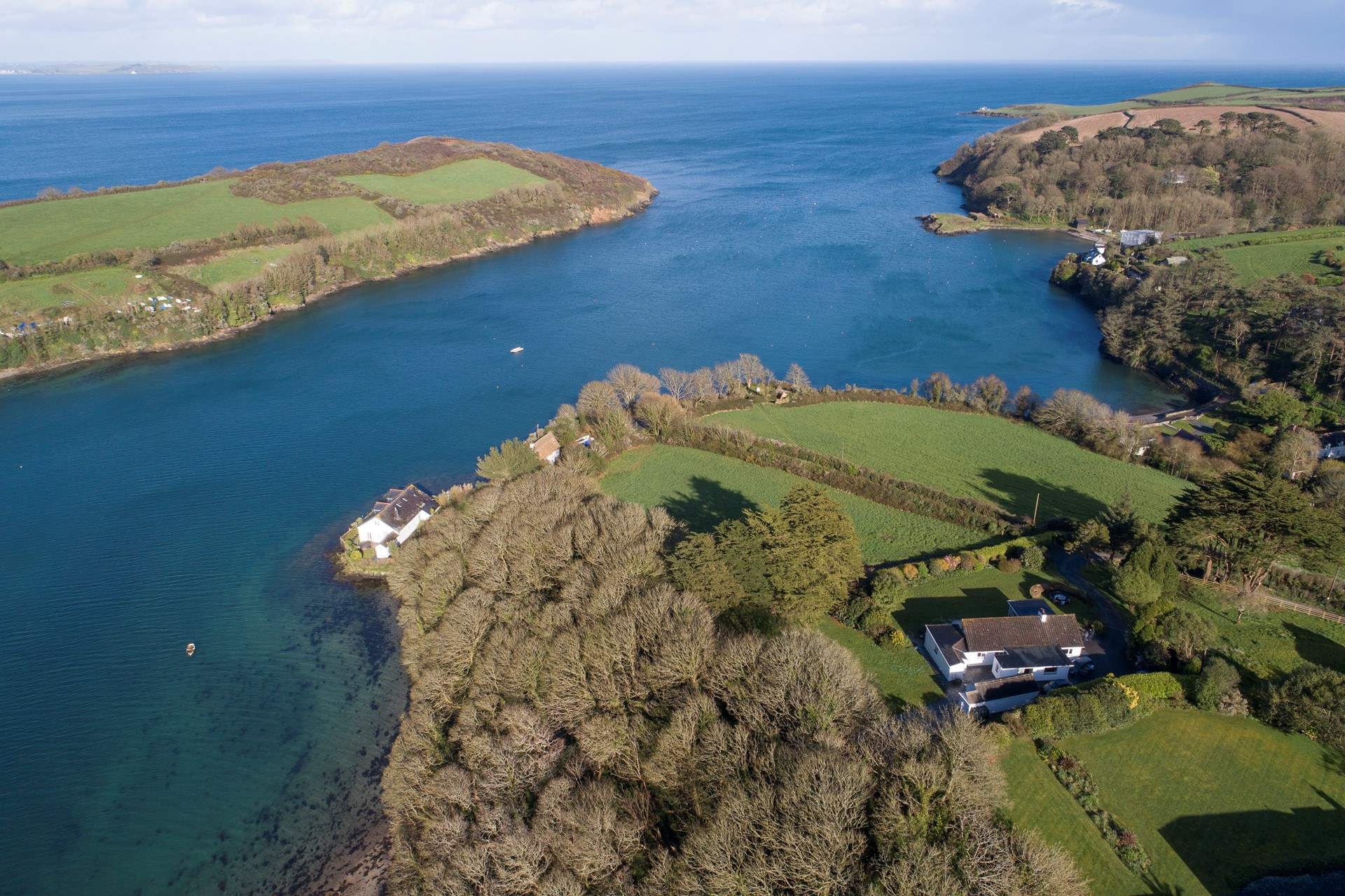 An enviable and elevated position looking over Gillan Creek. 