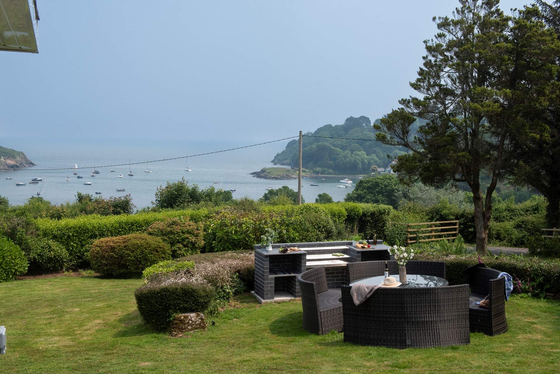 Watch the little day boats come and go from your raised vantage point. 