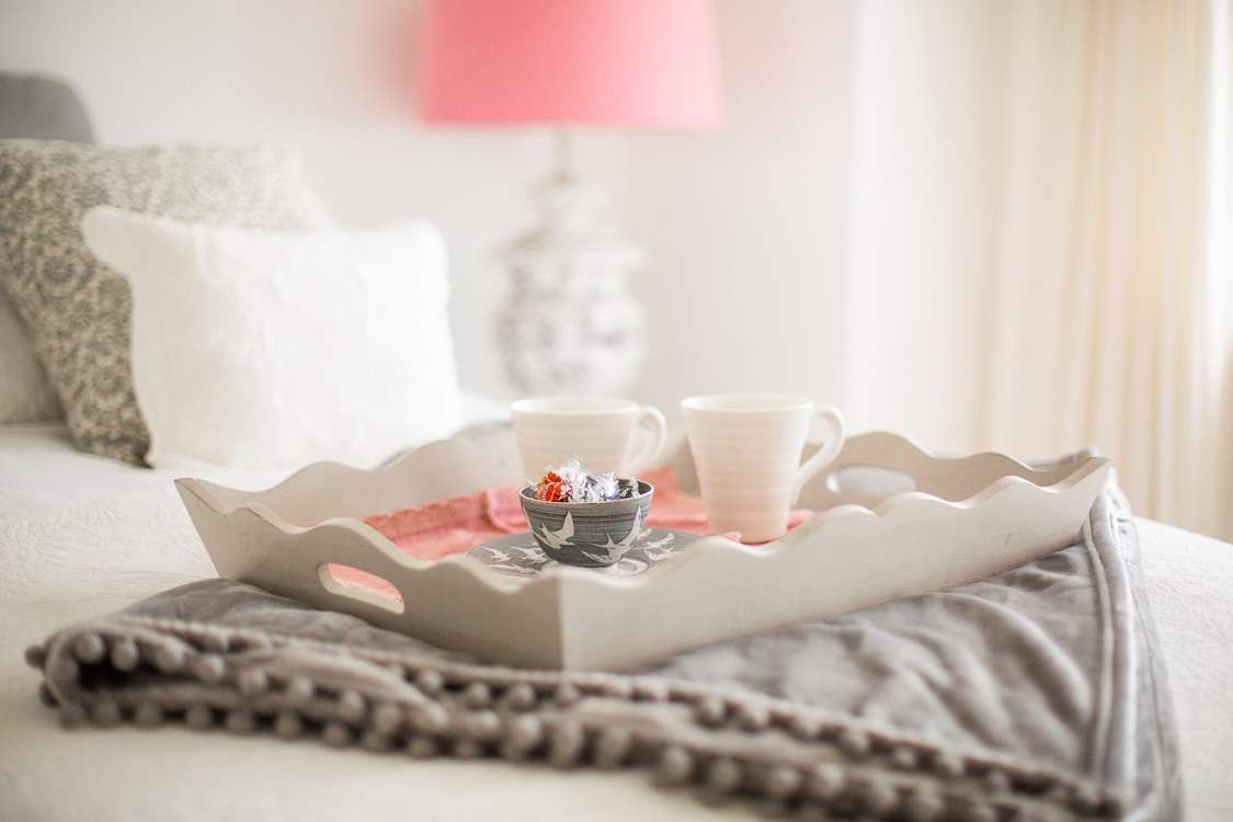 Enjoy a cuppa and a chocolate before bedtime.