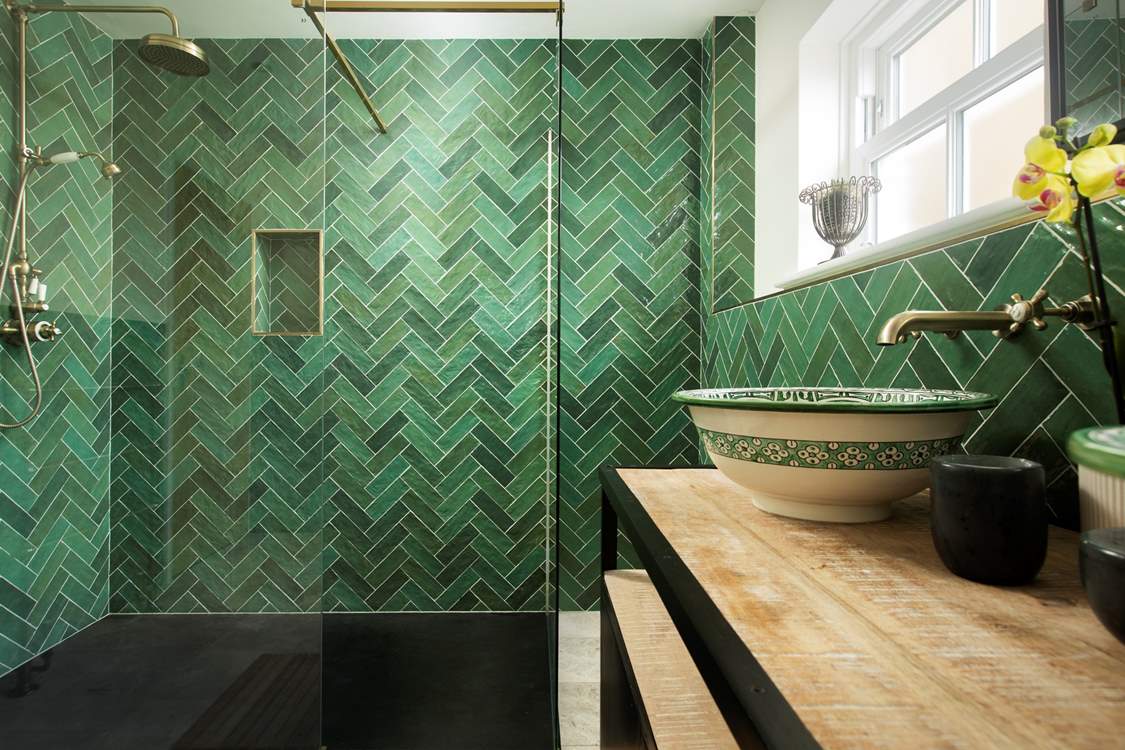 The gorgeous wet-room.