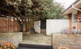 The side gate to the property  and door leading in to the kitchen. - Thumbnail Image