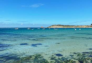 Totland Bay is simply stunning and one of many gorgeous island beaches. 