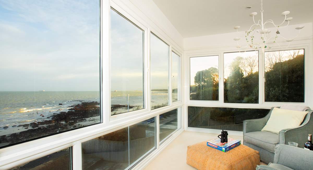 Take in the mesmerising view of the Solent at any time of the year. 