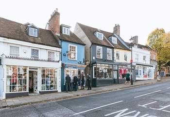 Lymington has a great choice of independent shops.