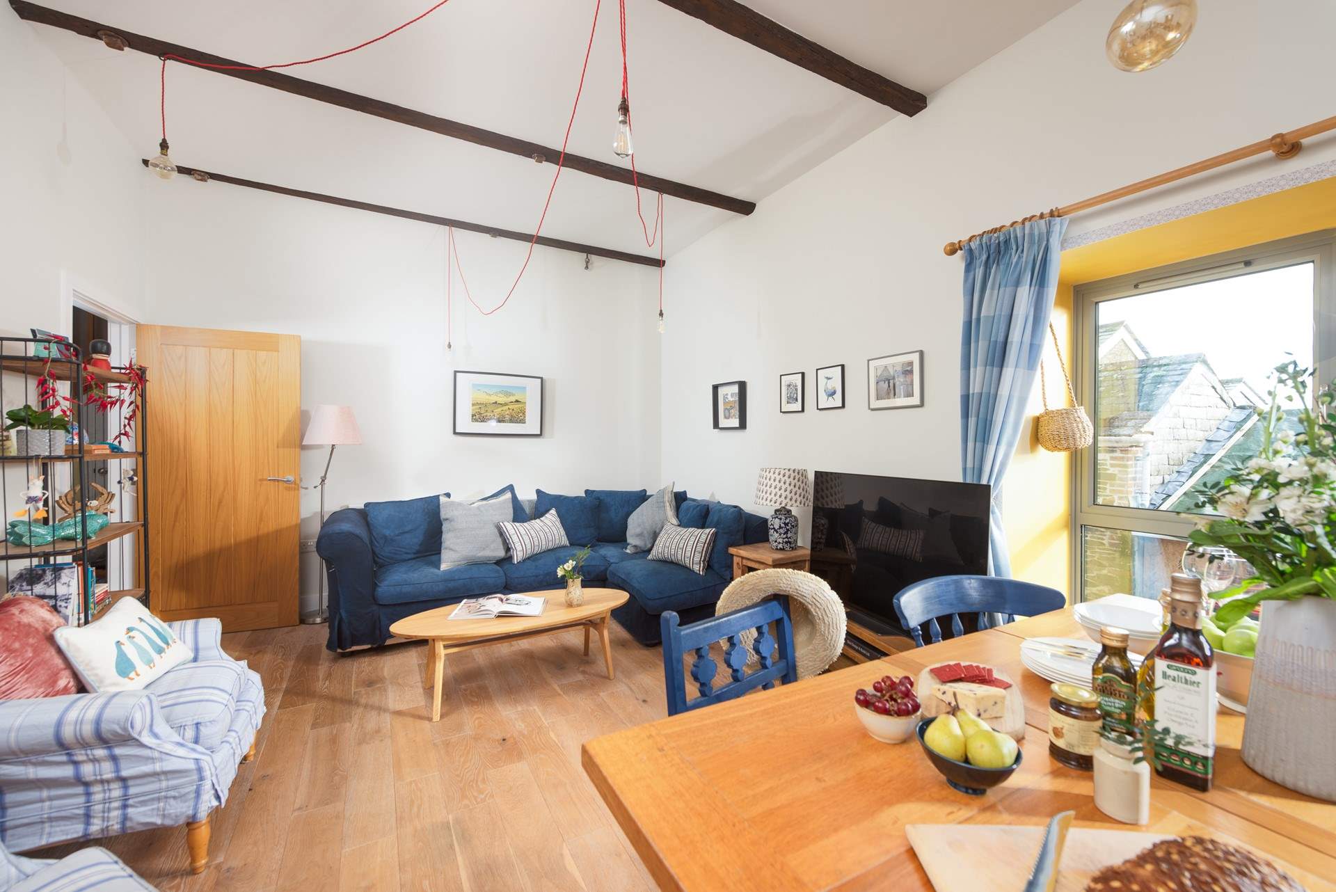 Open plan living is the order of the day, making the most of holiday time together.