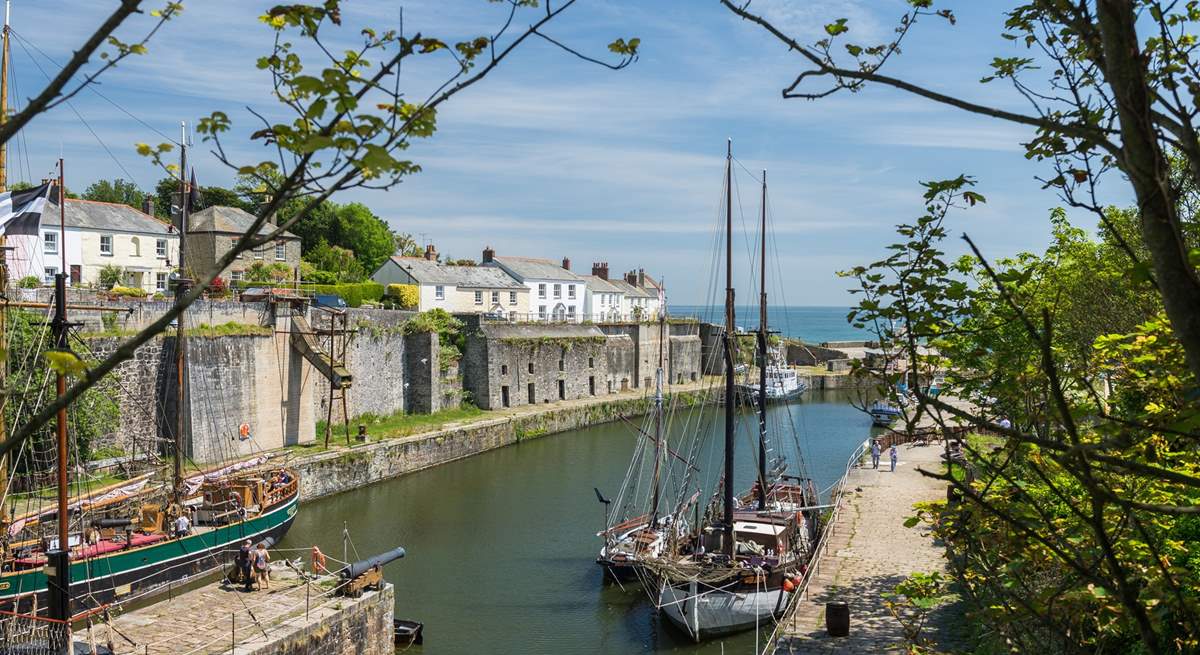 The historic harbour is only a couple of minutes walk away.