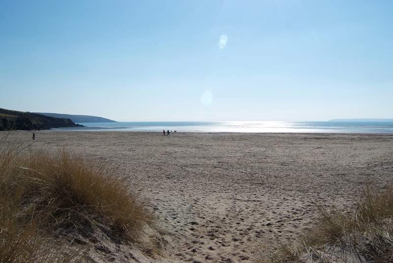 This stretch of coastline has a great choice of beaches, there's even one right in the village.