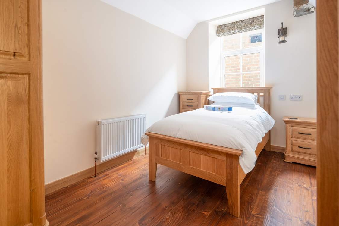 Sweet single room for a perfect night's sleep.