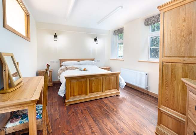 The hushed double room with comfy king-size bed. 