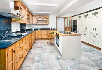 Ideal space for the holiday chef and for get togethers in the kitchen.