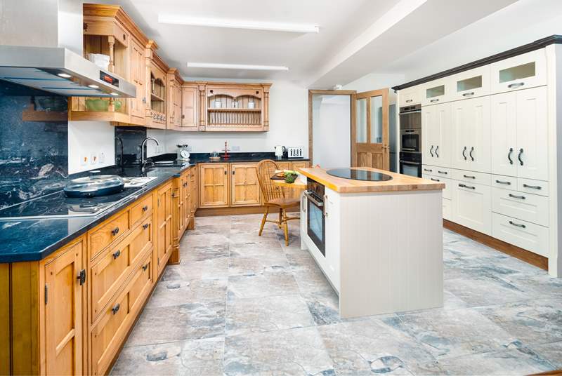 Ideal space for the holiday chef and for get togethers in the kitchen.