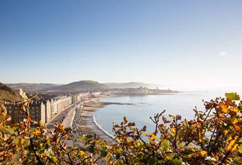 Wonderful Aberystwyth, stroll along the promenade with an ice cream before exploring the majestic, old university town, which has an array of boutique shops and good eateries.