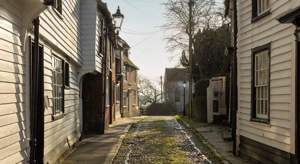 Wander the pretty cobbled streets.