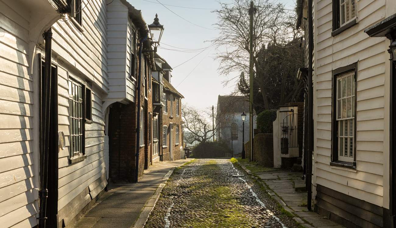 Wander the pretty cobbled streets.