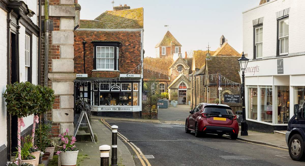 Rye has some great shops, pubs, tea-rooms and antiques shops to explore.