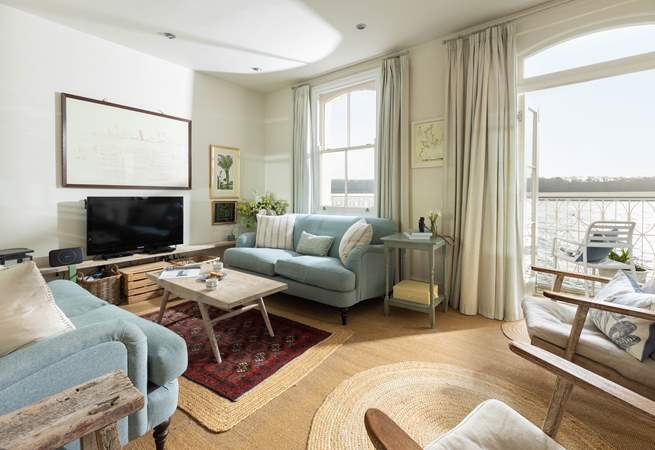 The sitting-room on the first floor is a great space for all to enjoy. 