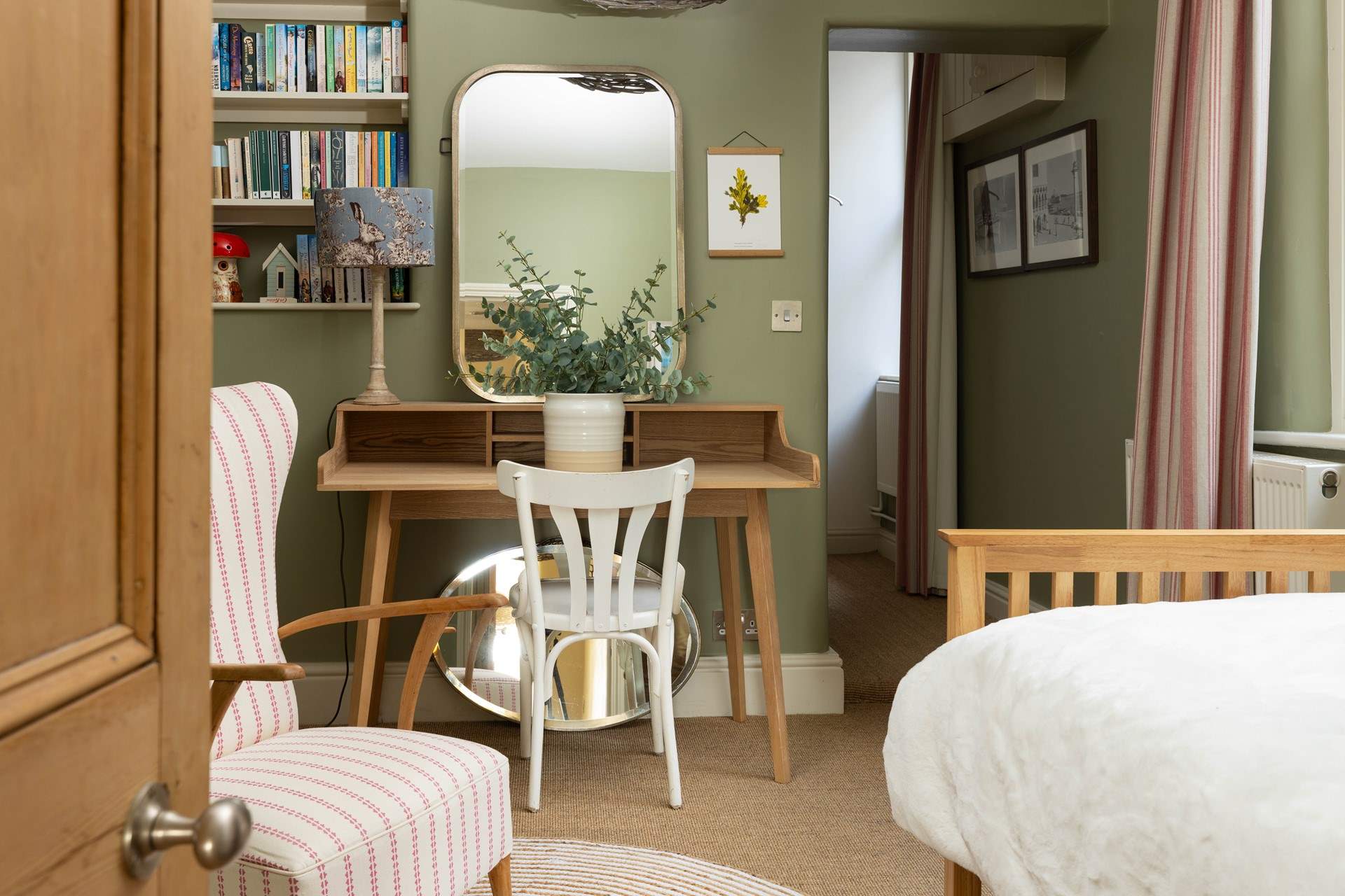 Take a comfortable seat and curl up with a good book. 