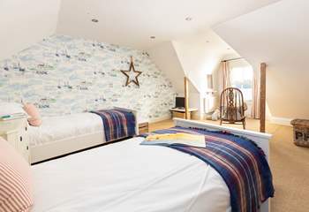 Bedroom 3 has a TV for added entertainment. 