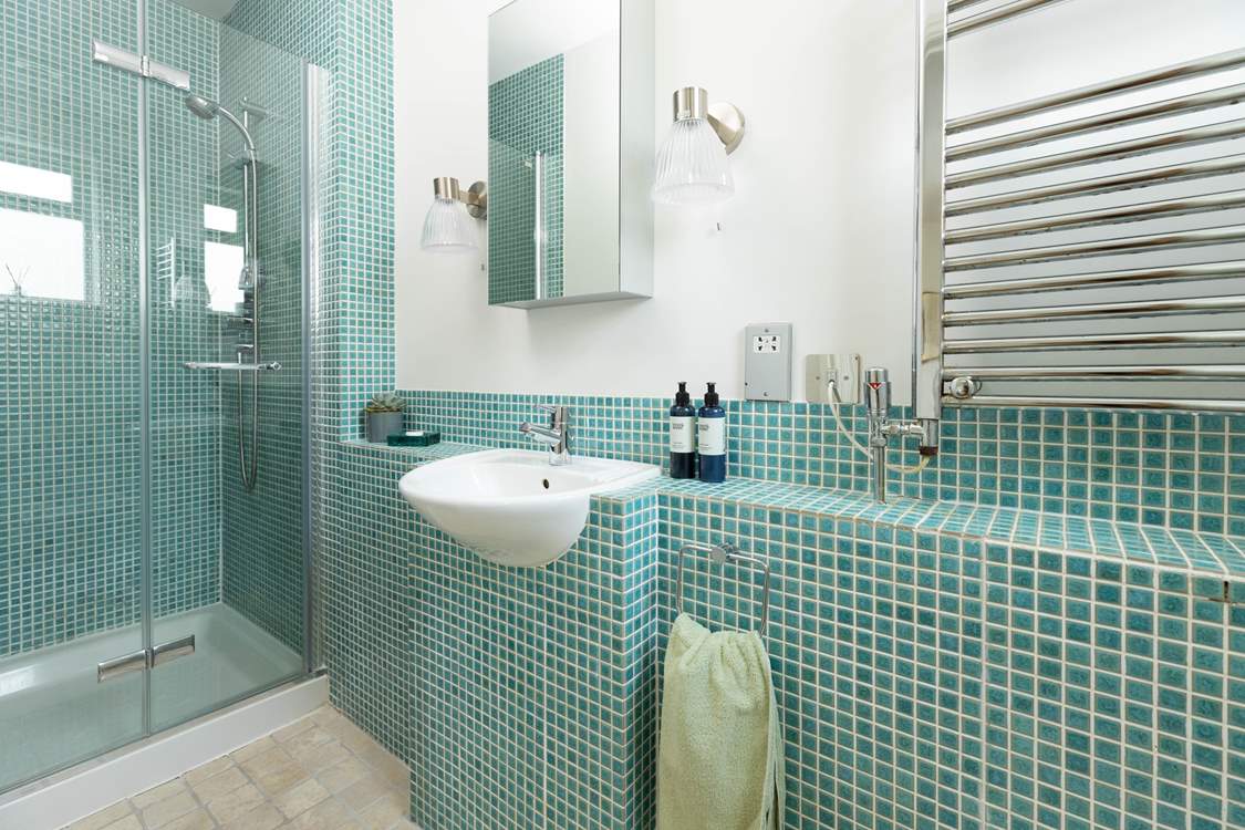 The en suite shower-room to bedroom1.