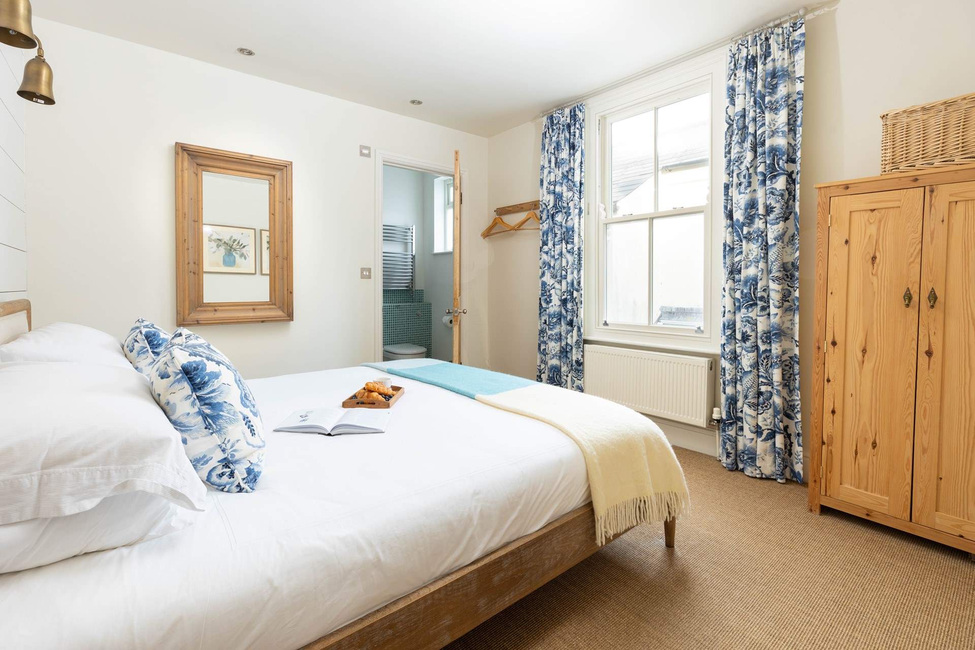 Bedroom 1 with a super-king size double bed. 