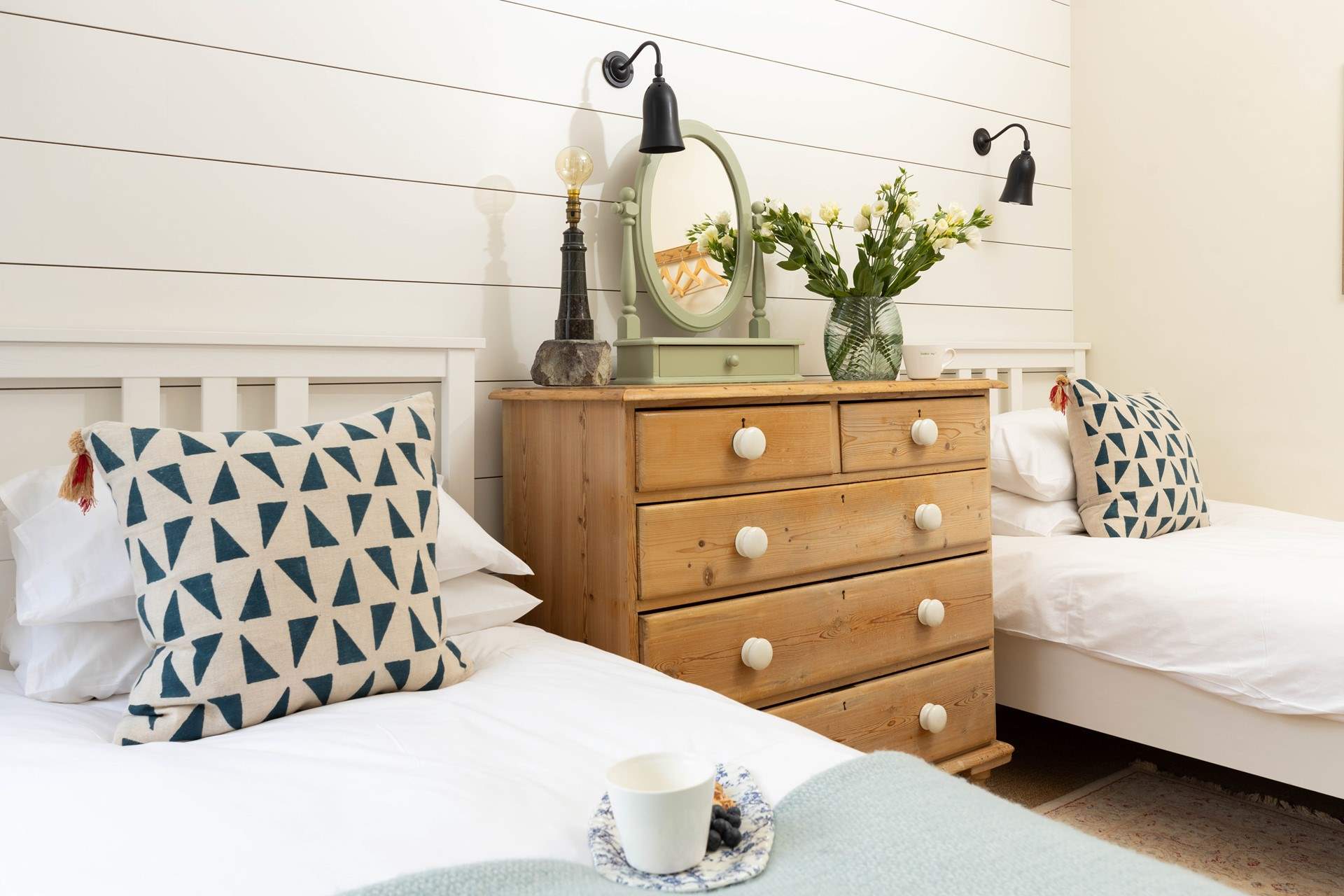 A peaceful night's sleep awaits. 