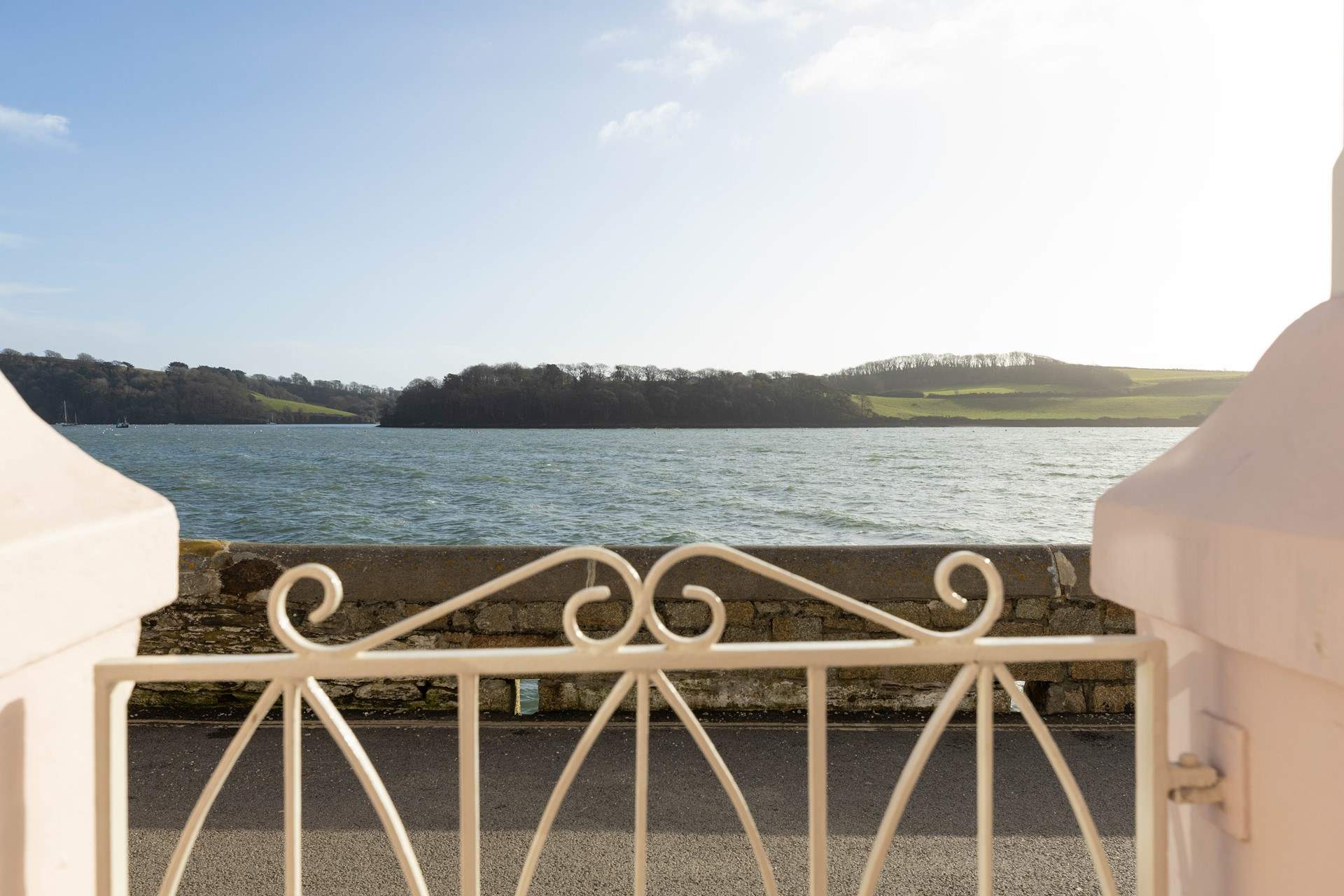 The views from the entrance gate to Bennerley House. 