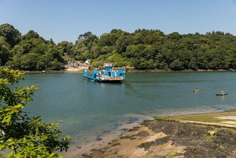 Why not take the King Harry Ferry across to Trelissick gardens.