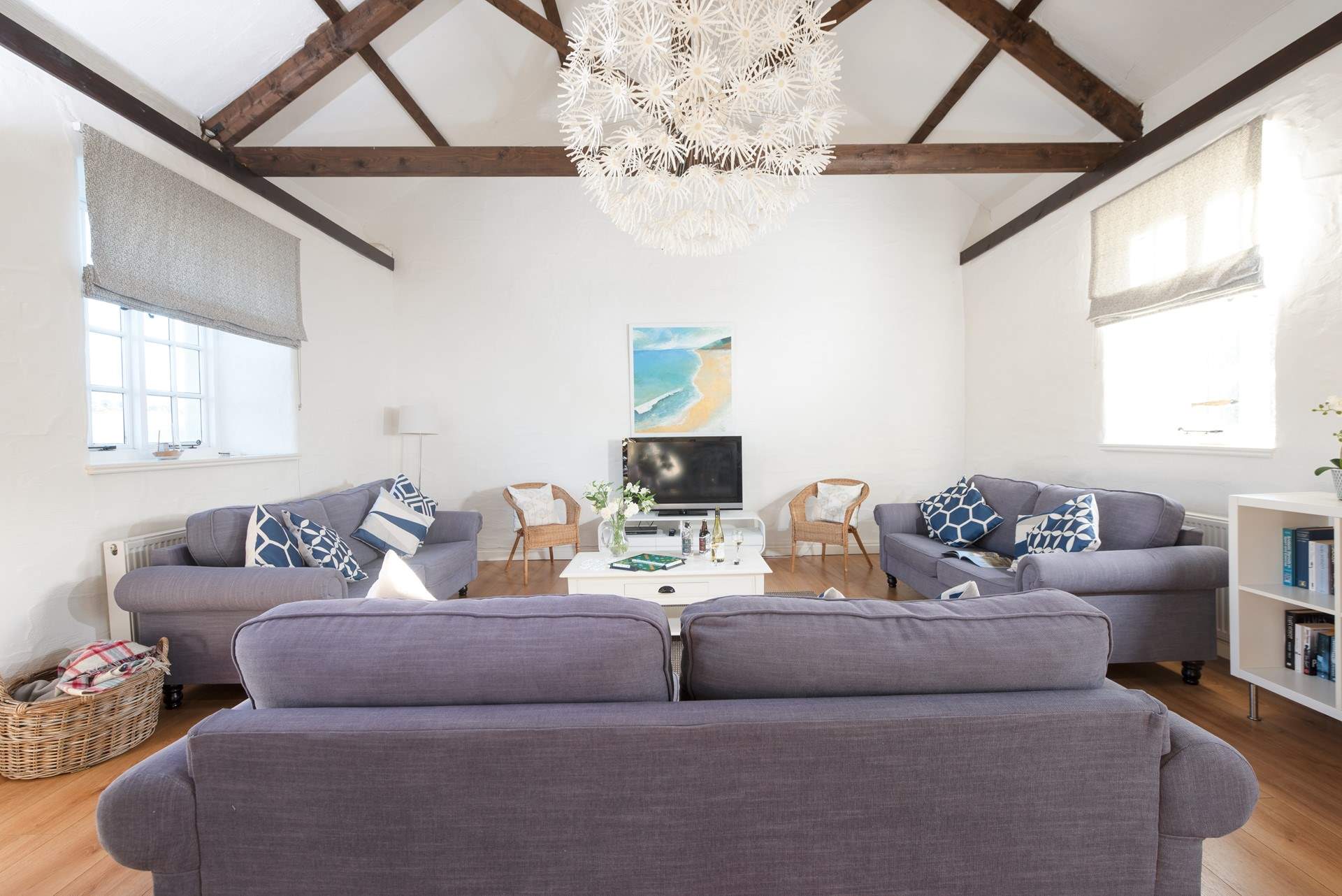 Comfort and style comes together beautifully to create this social space.