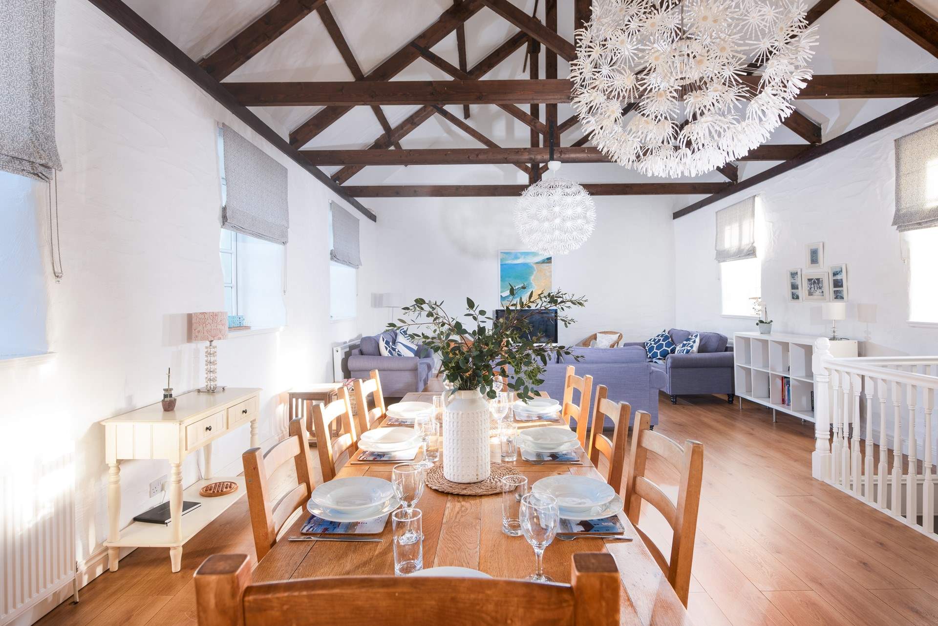 A beautiful light and social space.