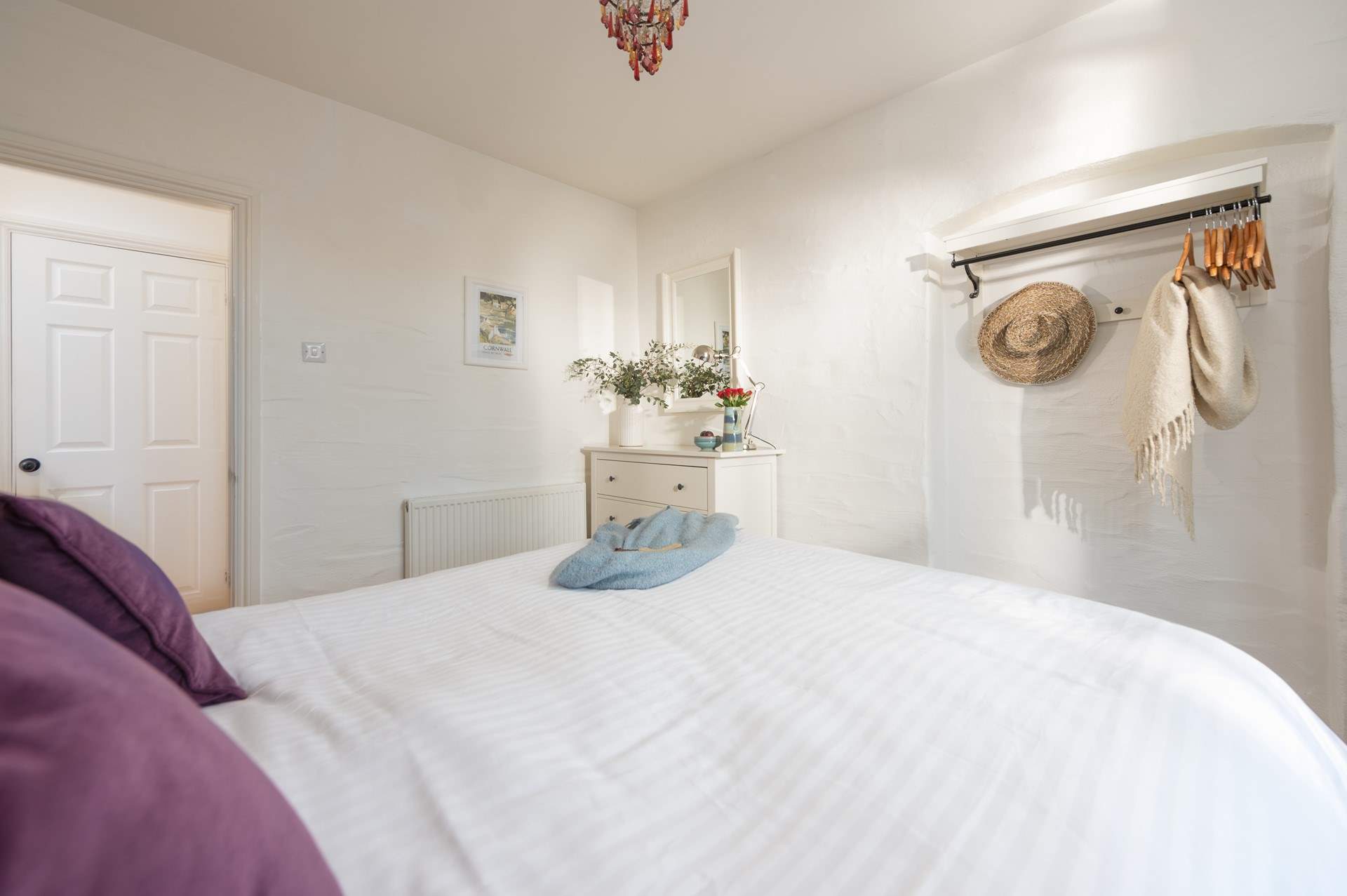 Bedroom 4 is a comfy king.