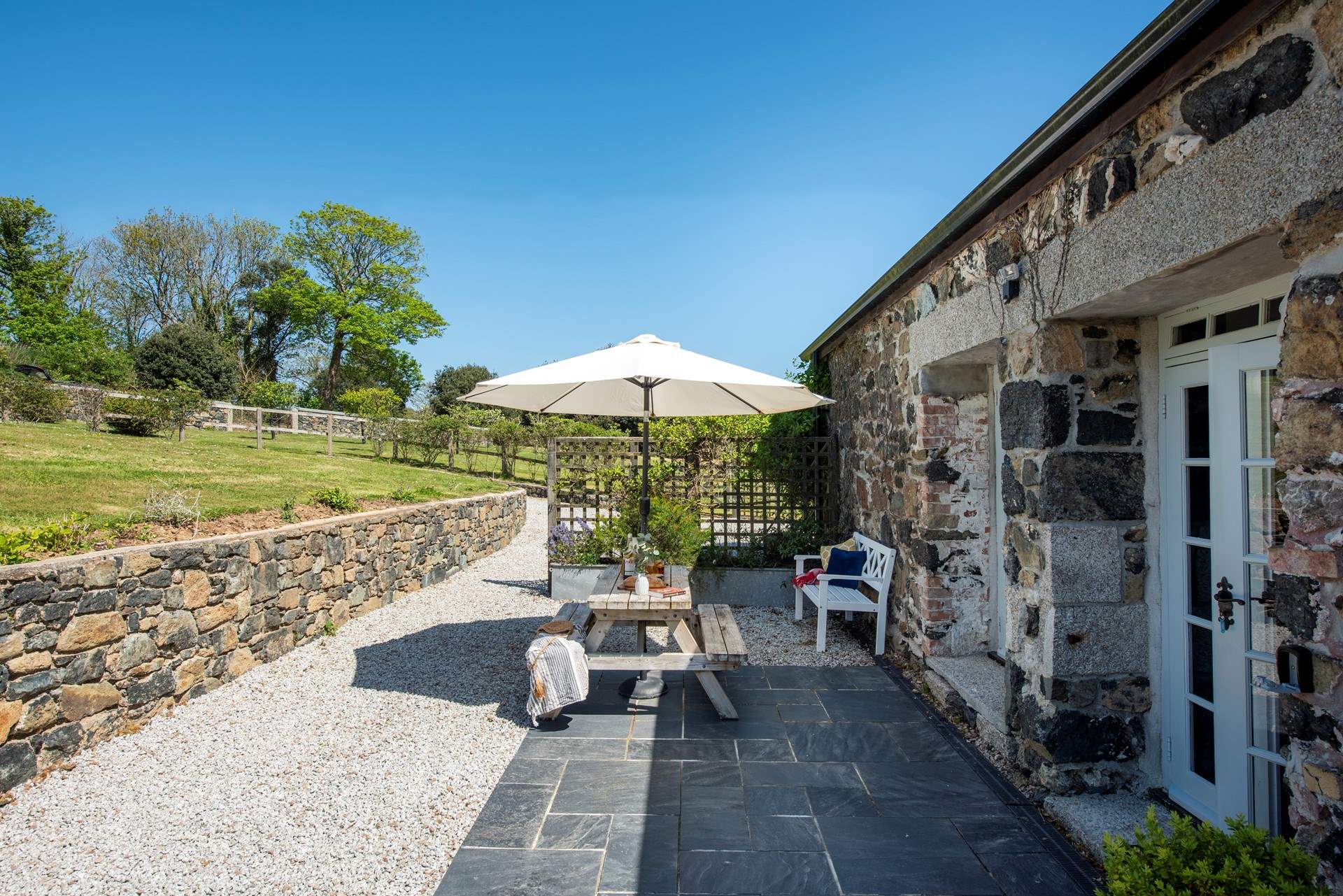 Your outdoor space is a sun trap!