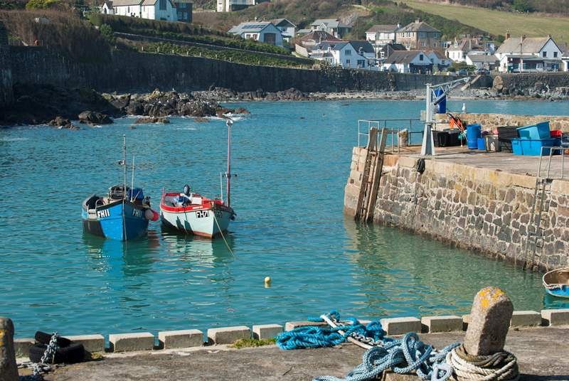 The pretty village of Coverack is only a short drive away and one of the best diving sites in the UK with not only wrecks but a wealth of sea life.