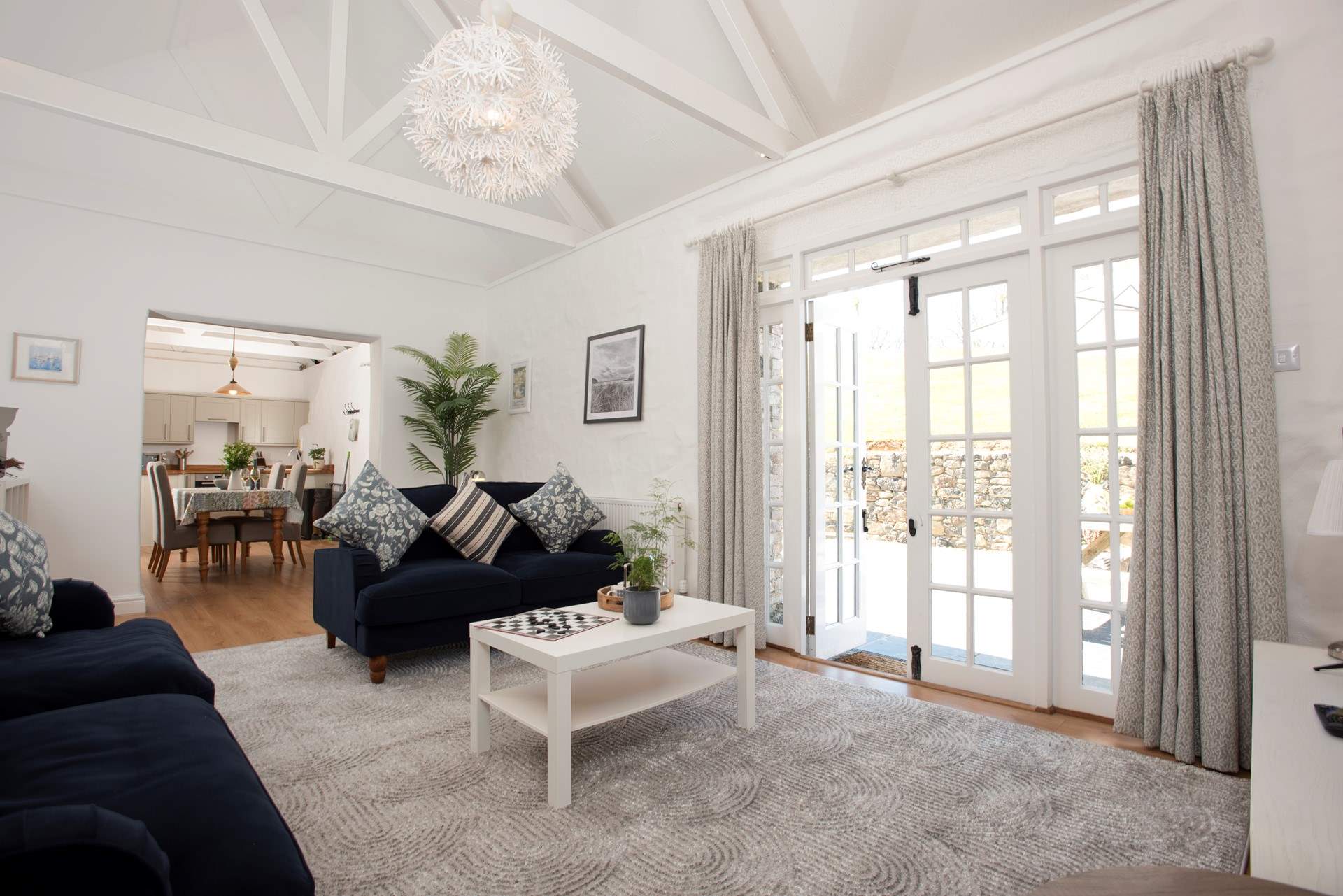 Characterful and chic interiors await.