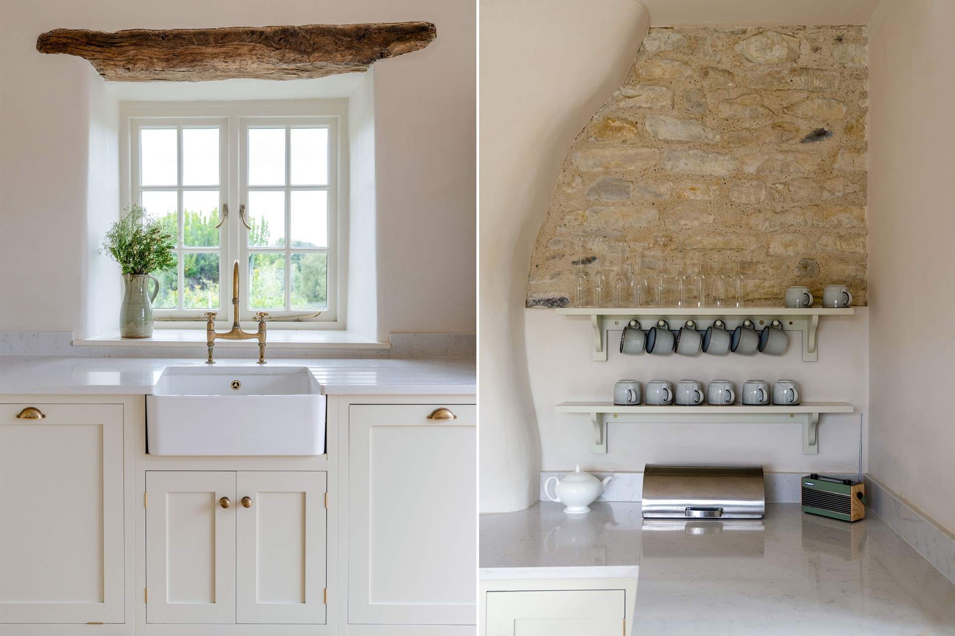 The kitchen is fully equipped and finished to the highest standards. 