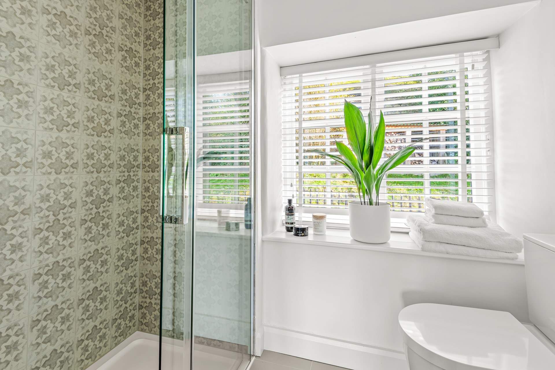 Bedroom 1 en suite shower-room.