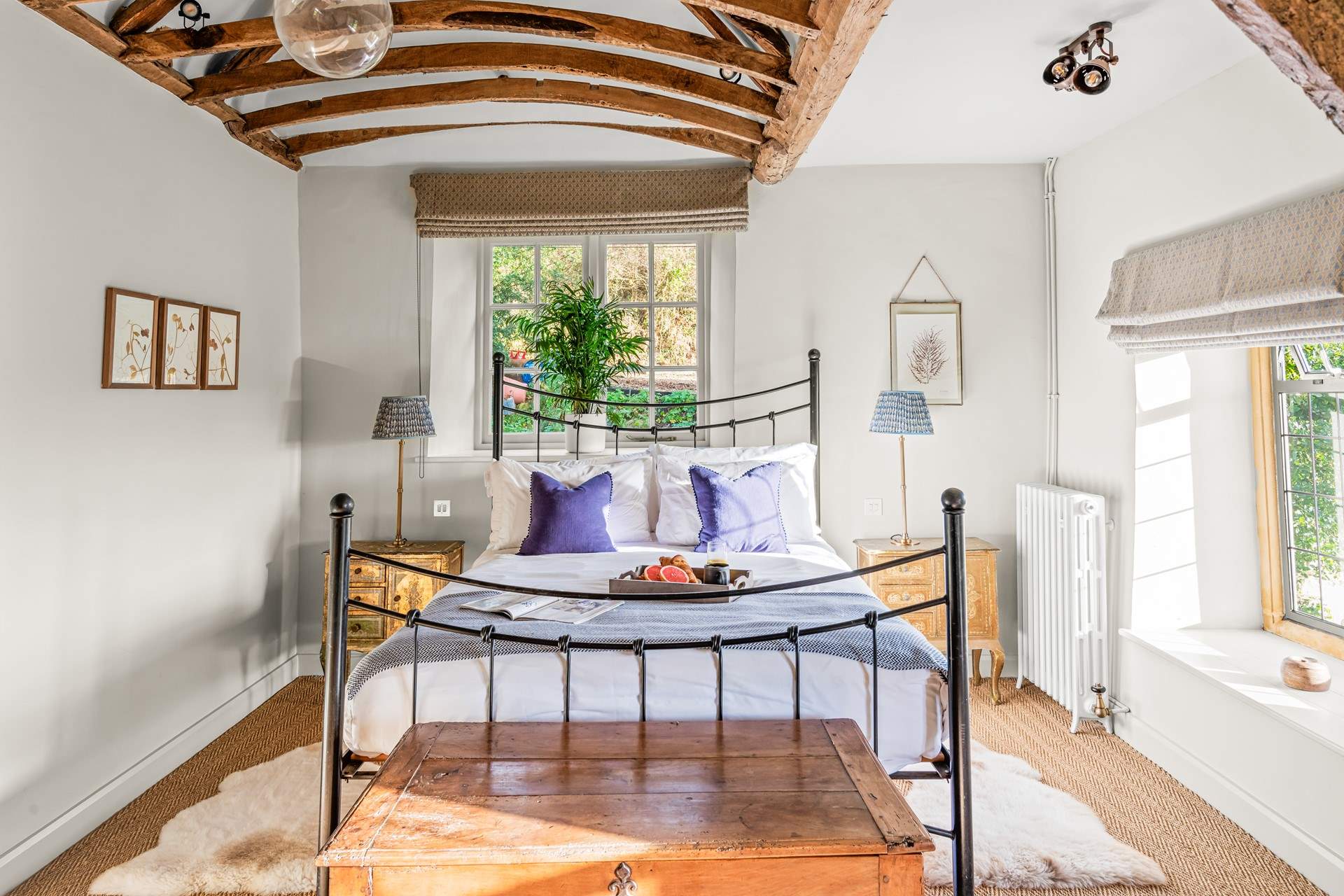 Bedroom 2 is light, airy and super comfy.