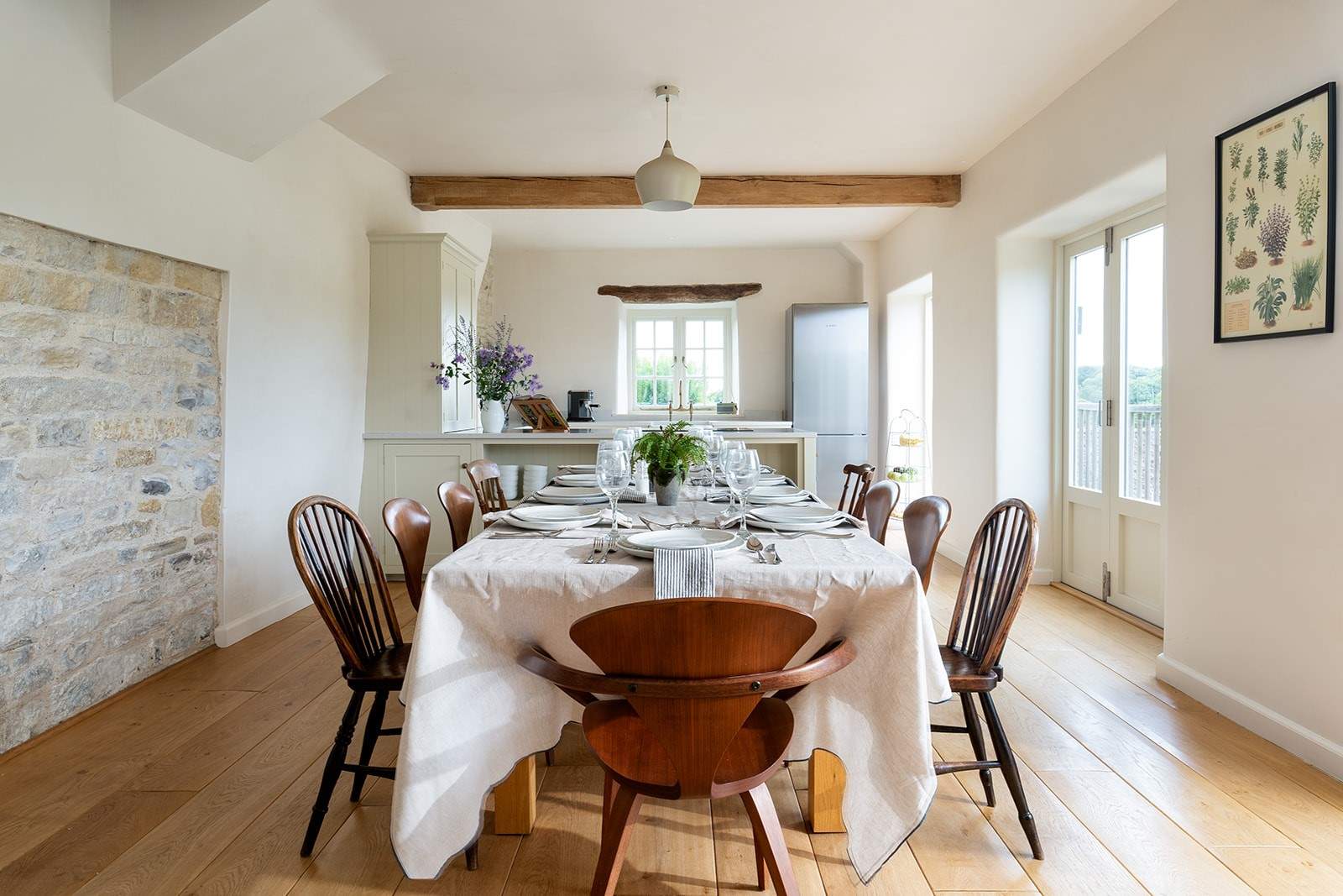 The dining area is the perfect space for enjoying any meal.