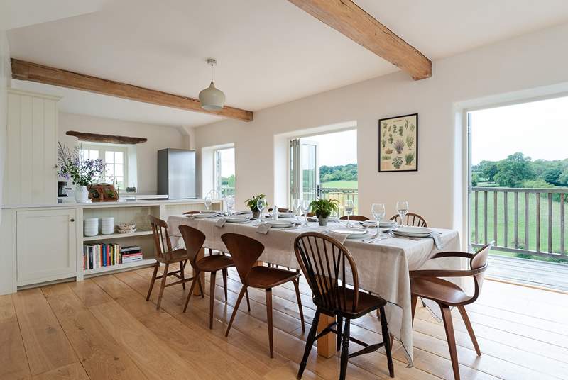 Feasting together in this fabulous space is a real pleasure.