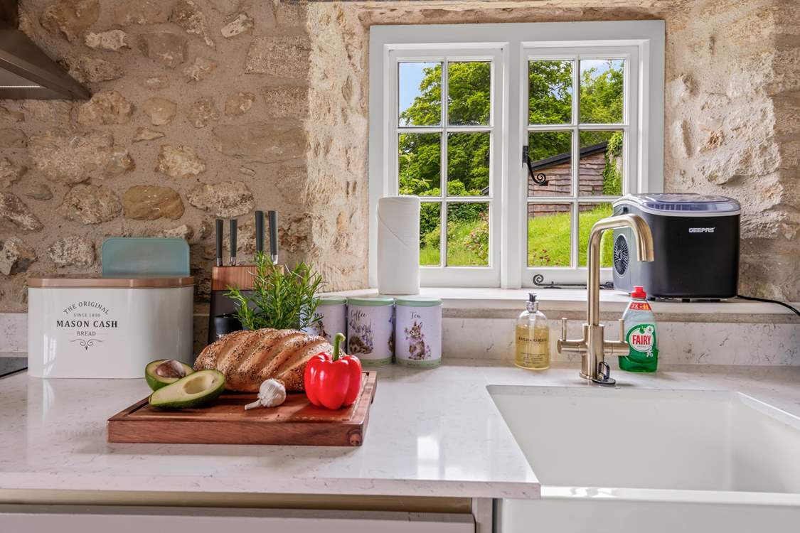 The brand new kitchen will be a pleasure to cook any meal in.