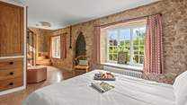 Such an inviting and spacious room. 
