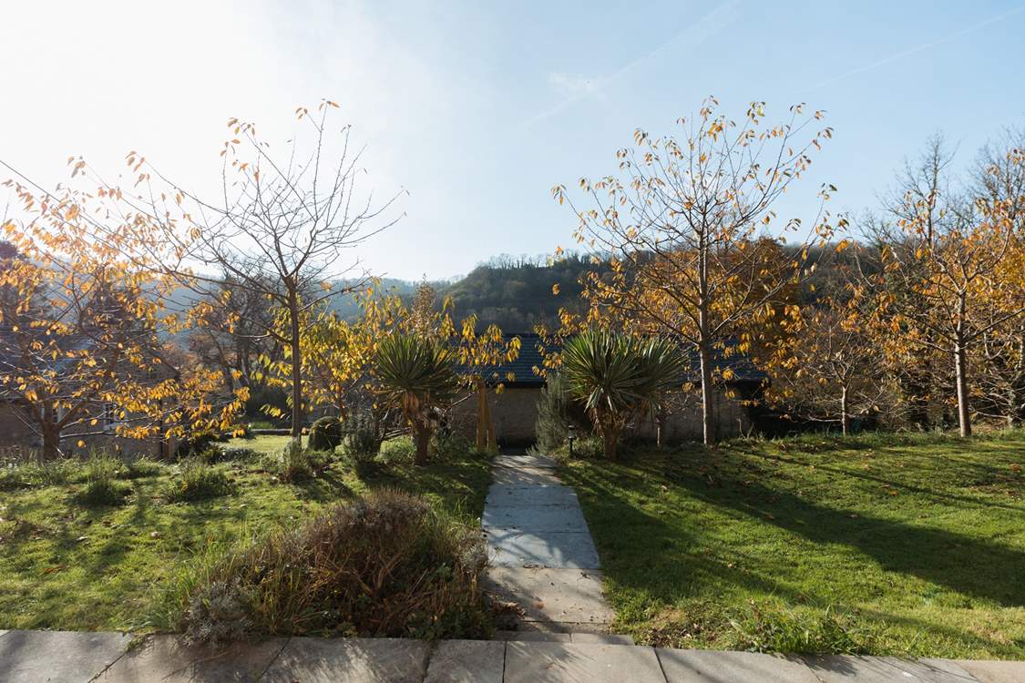 What stunning views greet you the moment you step out of the front door.