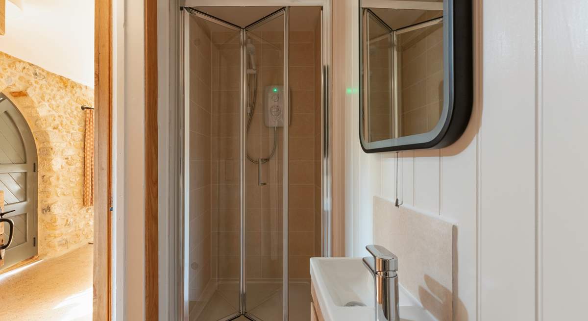 The en suite is compact yet perfectly formed.