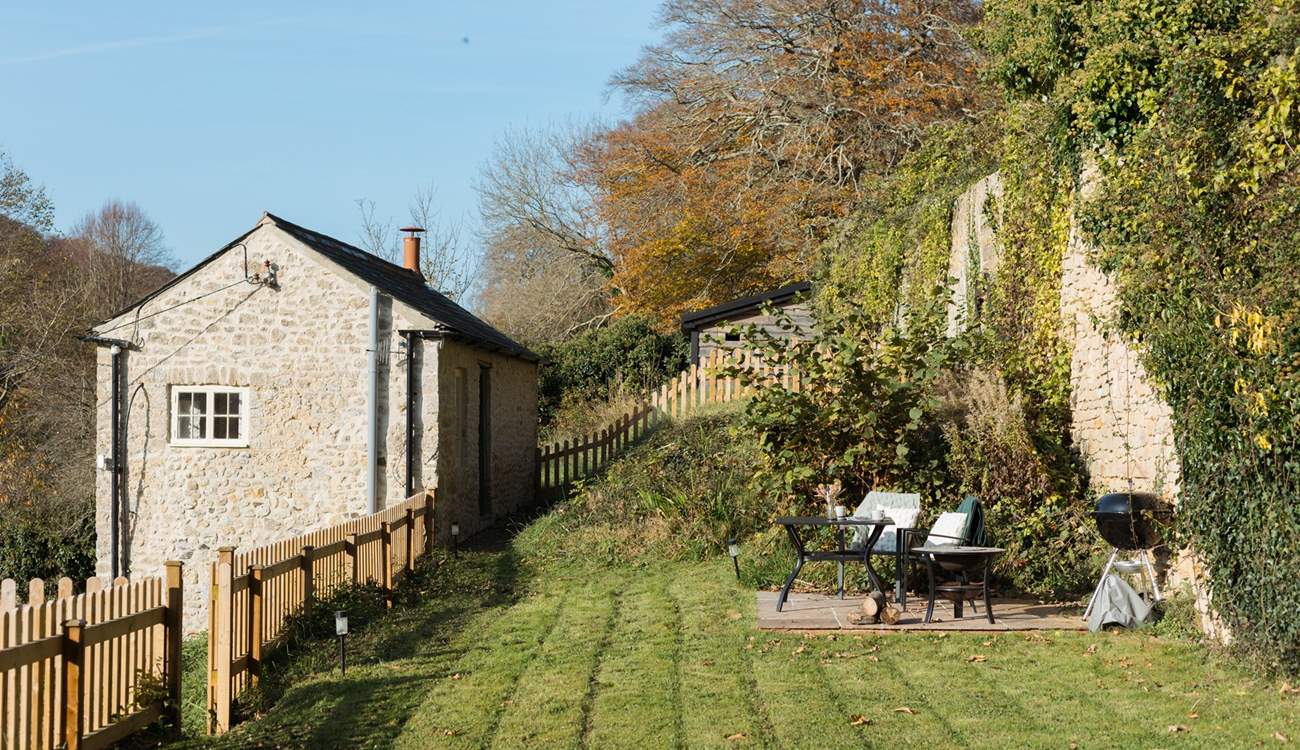 What a fabulous spot to enjoy these beautiful grounds from.