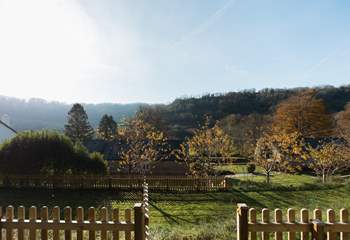 What incredible views from your fully enclosed lawn area.