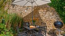 A gorgeous spot for al fresco dining.