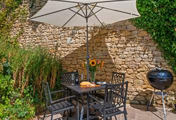 A gorgeous spot for al fresco dining.