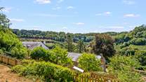 What amazing views from your fully enclosed lawn area.