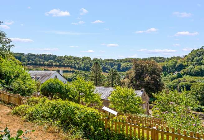 What amazing views from your fully enclosed lawn area.