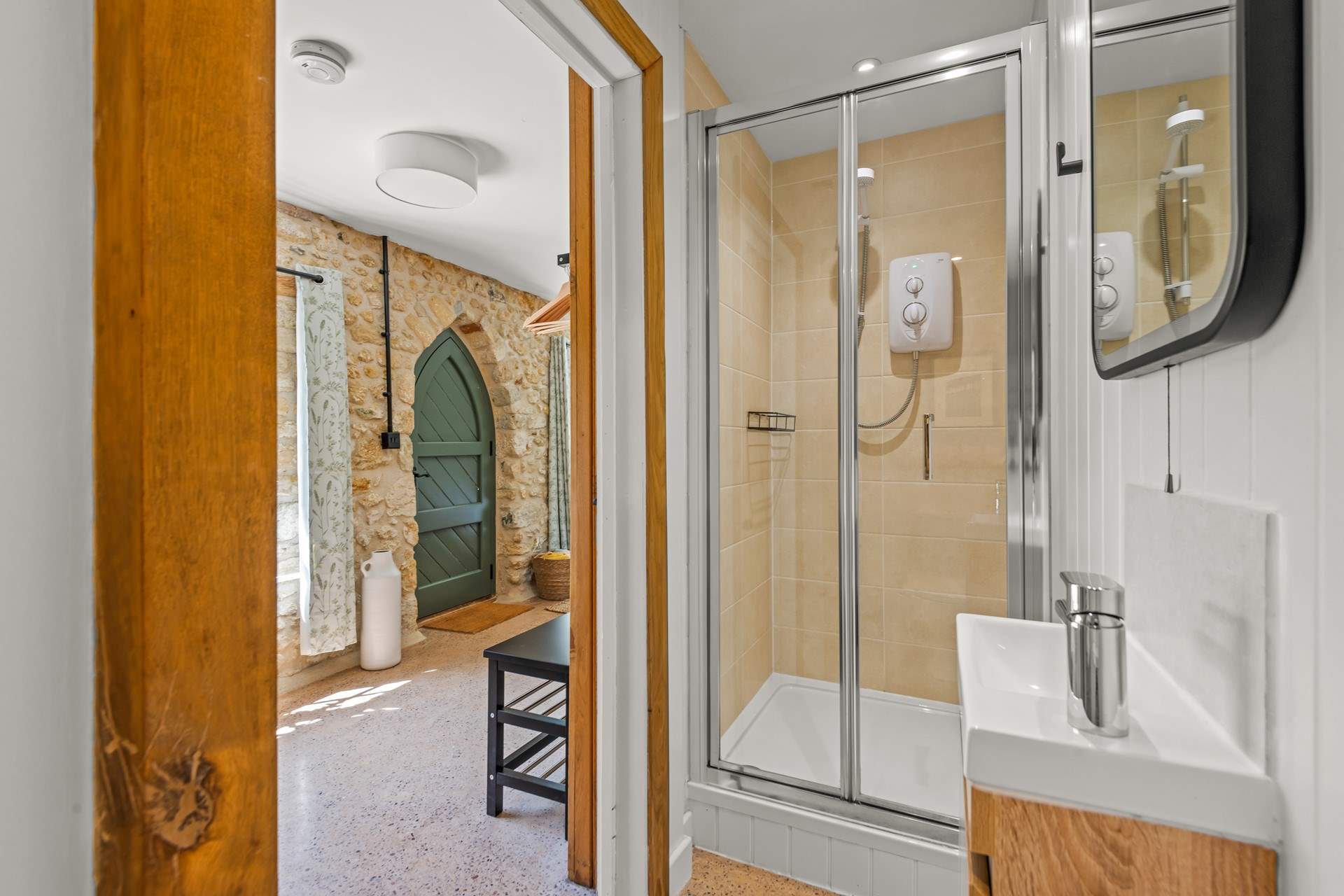 The en suite is compact yet perfectly formed.